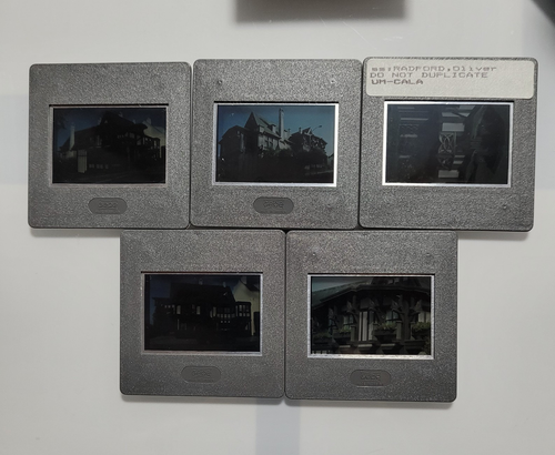 Roos House San Francisco Architecture B. Maybeck 35mm Glass Slides Lot of 5 - Picture 7 of 8