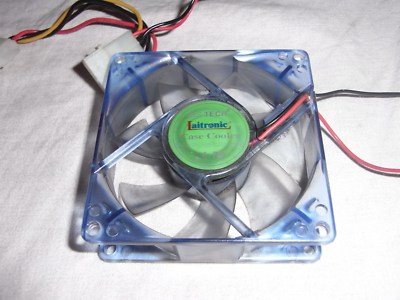 MS-Tech Laitronic Kühler Lüfter 80x80 mm 12V Cooling FAN Computer Case Cooler