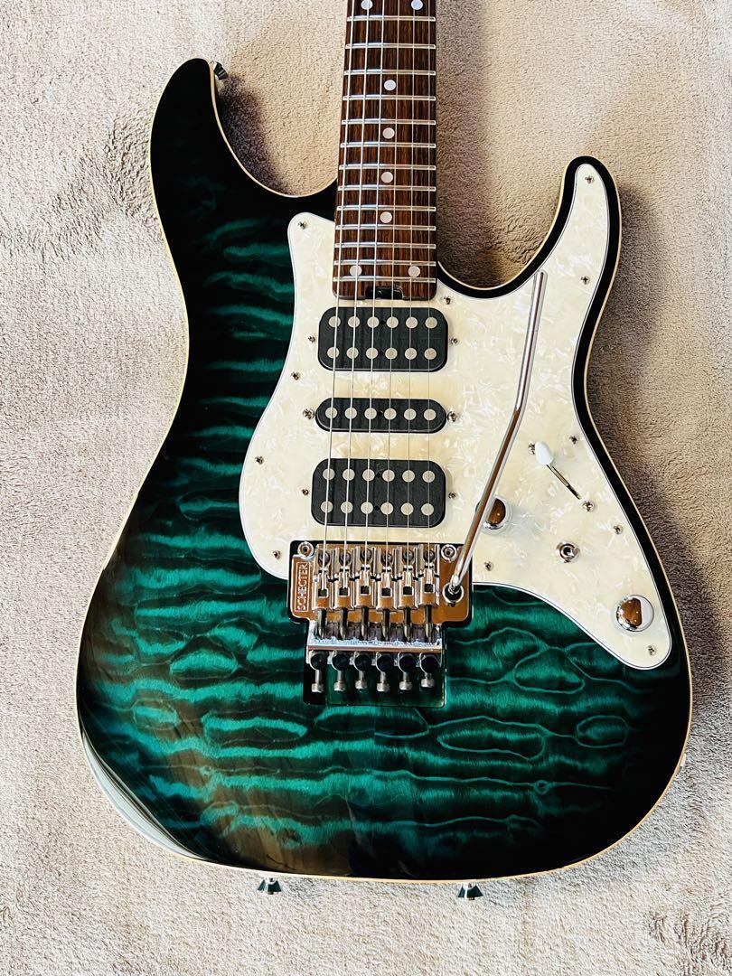 SCHECTER electric guitar SD-DX-24-AS green from Japan | eBay