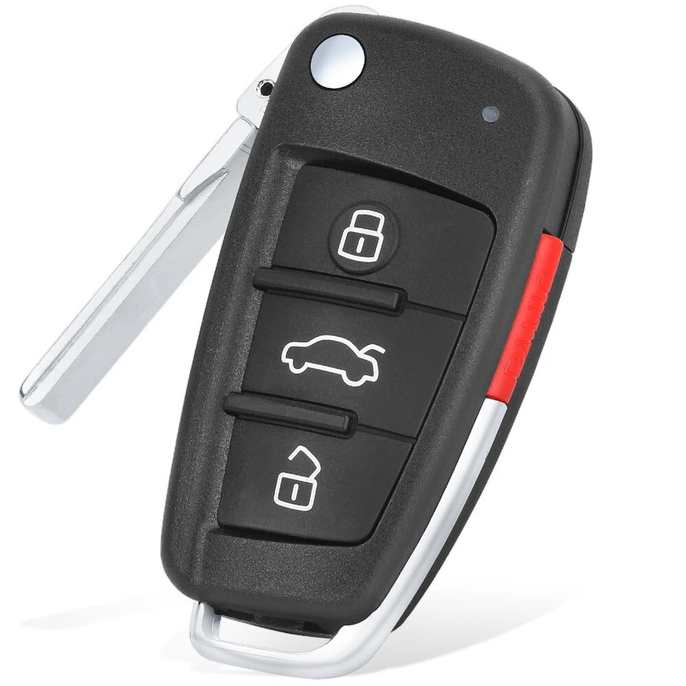 Llavero remoto inteligente abatible sin llave 8V0 837 220 E para Audi A3 S3 Q3 NBGFS12P71 Foto 3 de 4