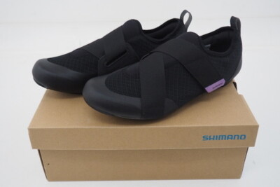 NEW! Shimano SH-IC100 Clipless Indoor Cycling Shoes EU 38 / US Women's 6.5 Black