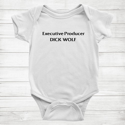 Baby Bodysuit Romper Custom Print Law and Order SVU Executive Producer Dick Wolf - Picture 15 of 16