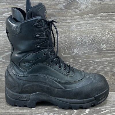 LaCrosse Boots Polar PFT Steel Toe Black Leather Waterproof Thinsulate Mens 10 M