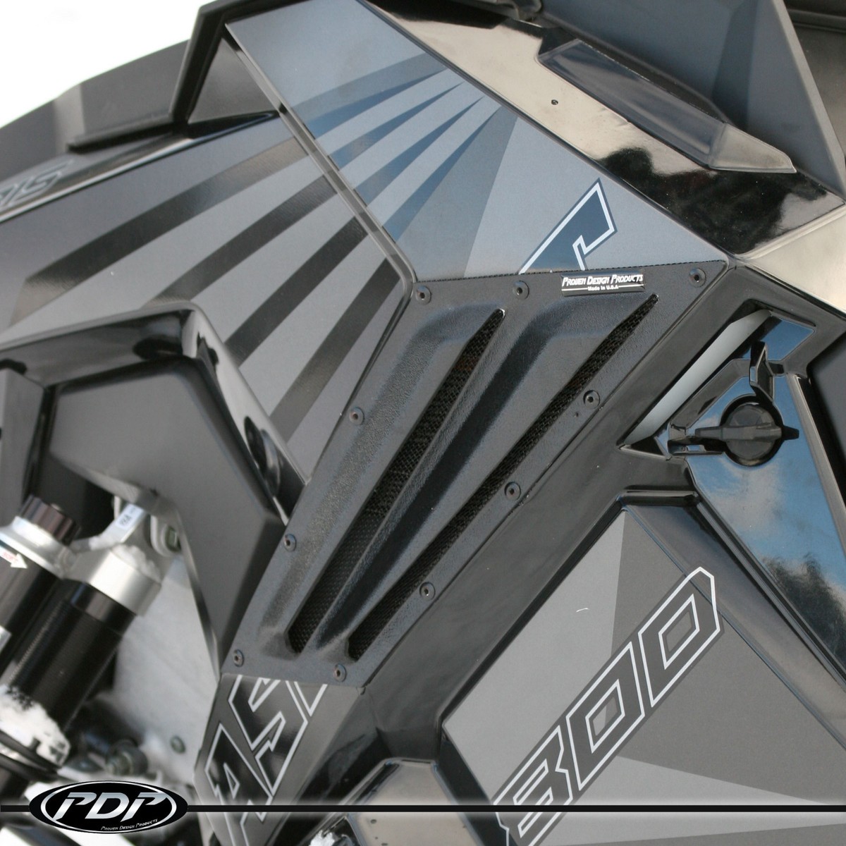 NEW Polaris AXYS Chassis SNOWMOBILE Side Panel BLACK VENT KIT by