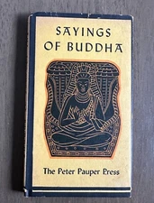 Sayings of Buddha Boyd Hanna Peter Pauper Press 1957 HC/DJ