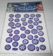 Brother Sister - Stickers - A Cozy Little Christmas - Snowflakes - New