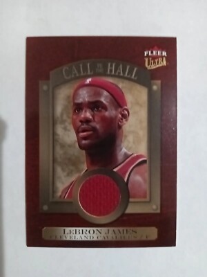 Lebron James 2007 Fleer Ultra SE Call To The Hall #CH2 Jersey Relic