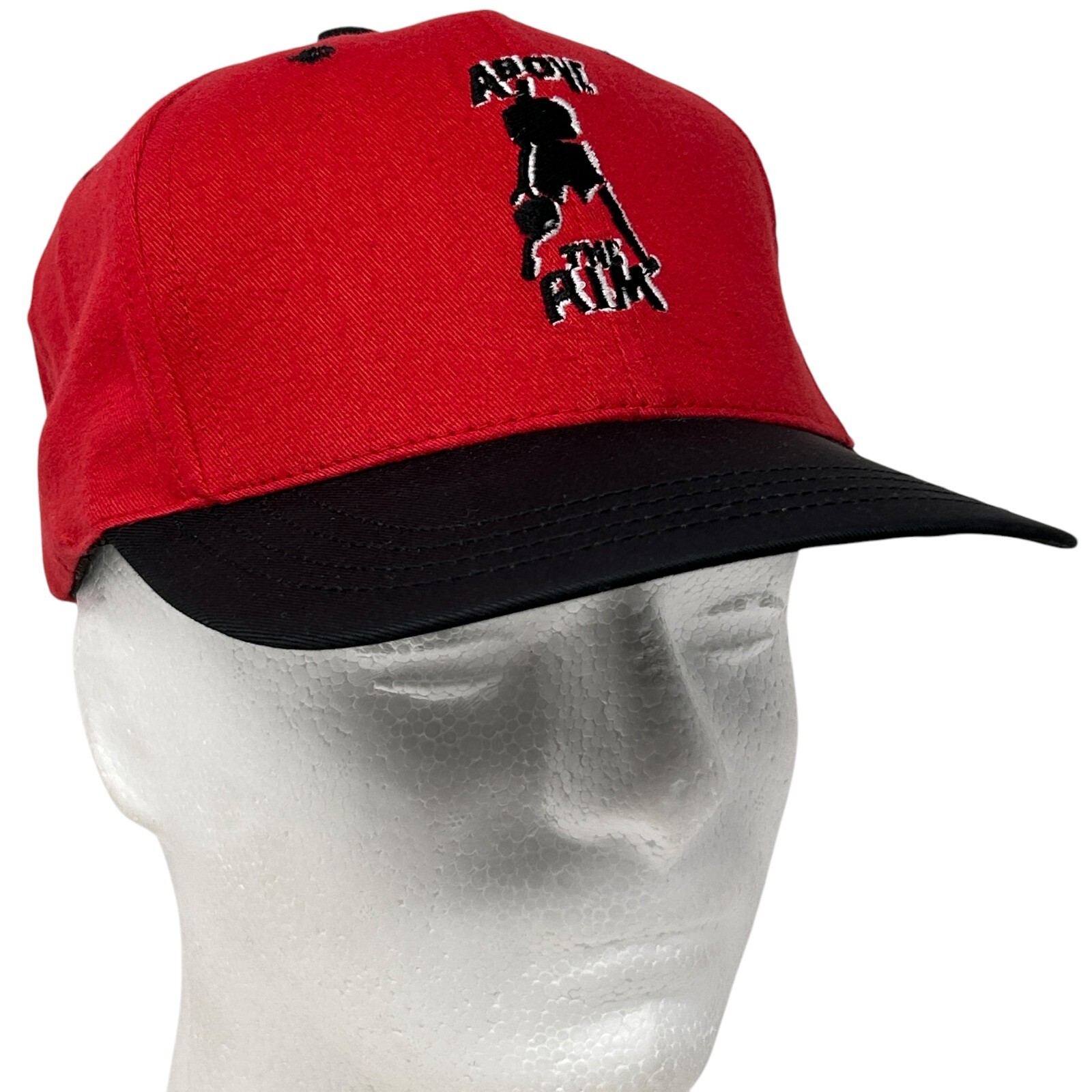 Vintage 2Pac Movie Above The Rim Snapback Basketball Cap Red