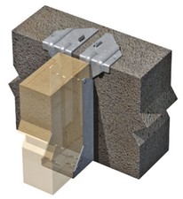 Expamet SPHS10047POS Masonry (Built-in) Single Piece Joist Hanger 100 x 47mm