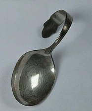 Vintage Wolfenden Sterling Silver Curved Baby Spoon