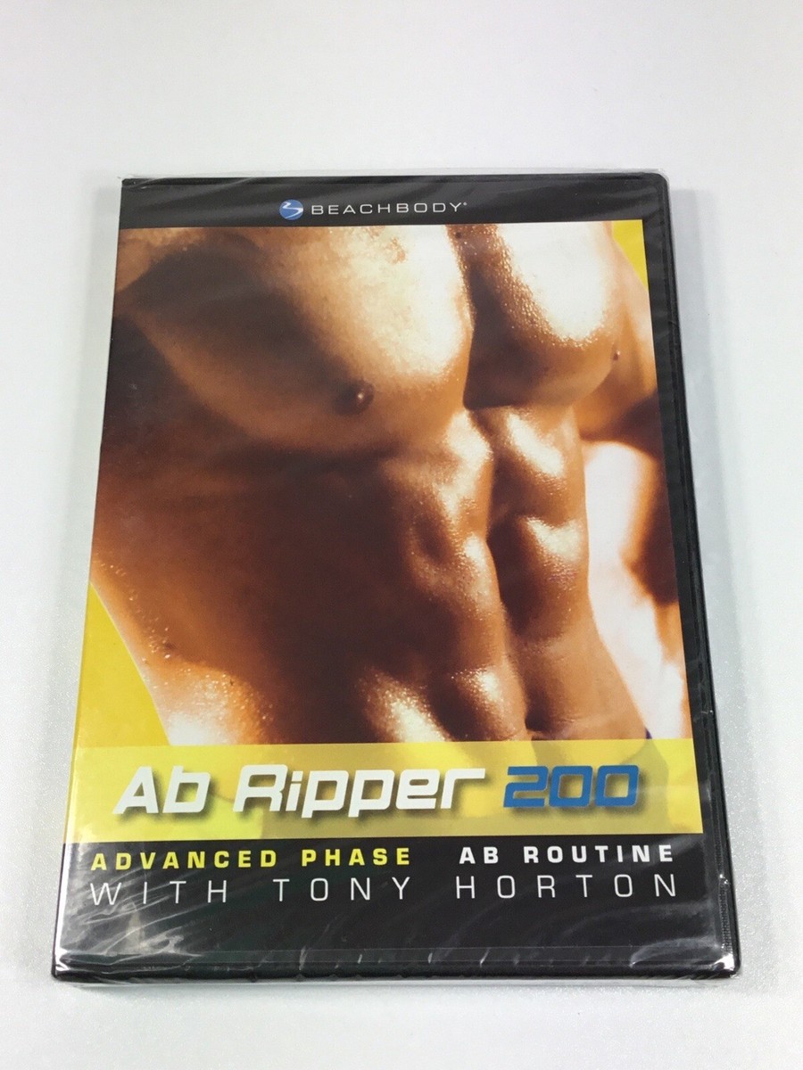 Tony Horton Ab Ripper X Workout Beachbody AB RIPPER 200 VHS Video