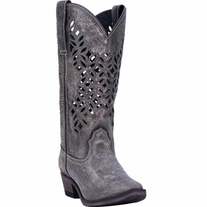 botas vaqueras grises