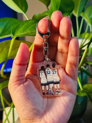 Minnesota Timberwolves Edwards Towns Gobert Acrylic Keychain