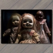 4x6"  Scary Retro Dolls - Vintage Vibe Rose Horror Party Toys