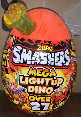 Smashers-Epic Egg-Series 4 Mega Light-Up Dino T-rex by ZURU