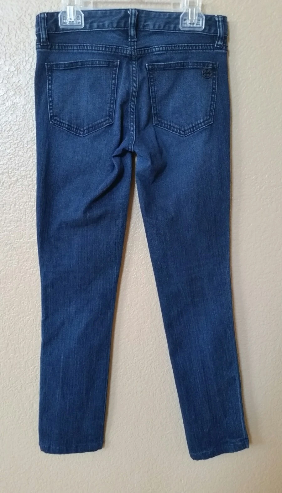 Pantaloni jeans TORY BURCH Marlien Denim taglia 24 più leggings MK gratuiti