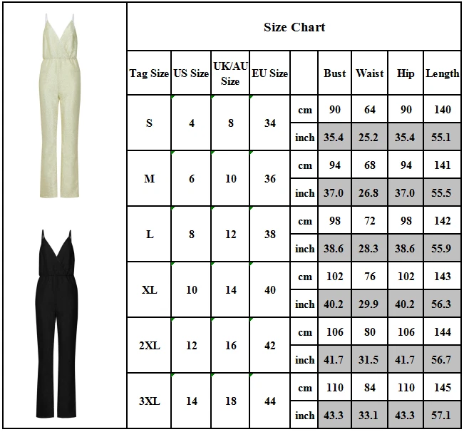 Damen Glitzer Party Overall Jumpsuit Elegant V-Neck Cocktail Hosenanzug Clubwear - Bild 3 von 4