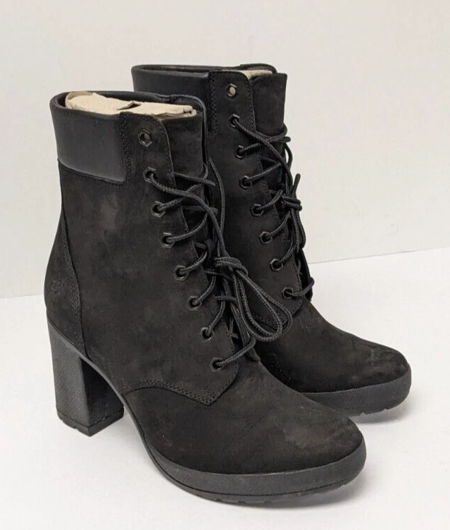 Timberland Allington Stivaletti Nero Scamosciato Donna 8 5 M