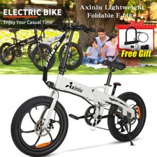 E-Bike 20" Electric Bike Fat Tire 850W Folding City Bicycle -Commuter Ebike USA