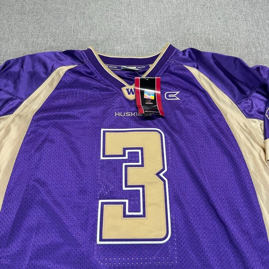 Vintage Colesseum Athletics Washington Huskies Jersey Mens XXL #3 Jake Browing - Image 3 of 4