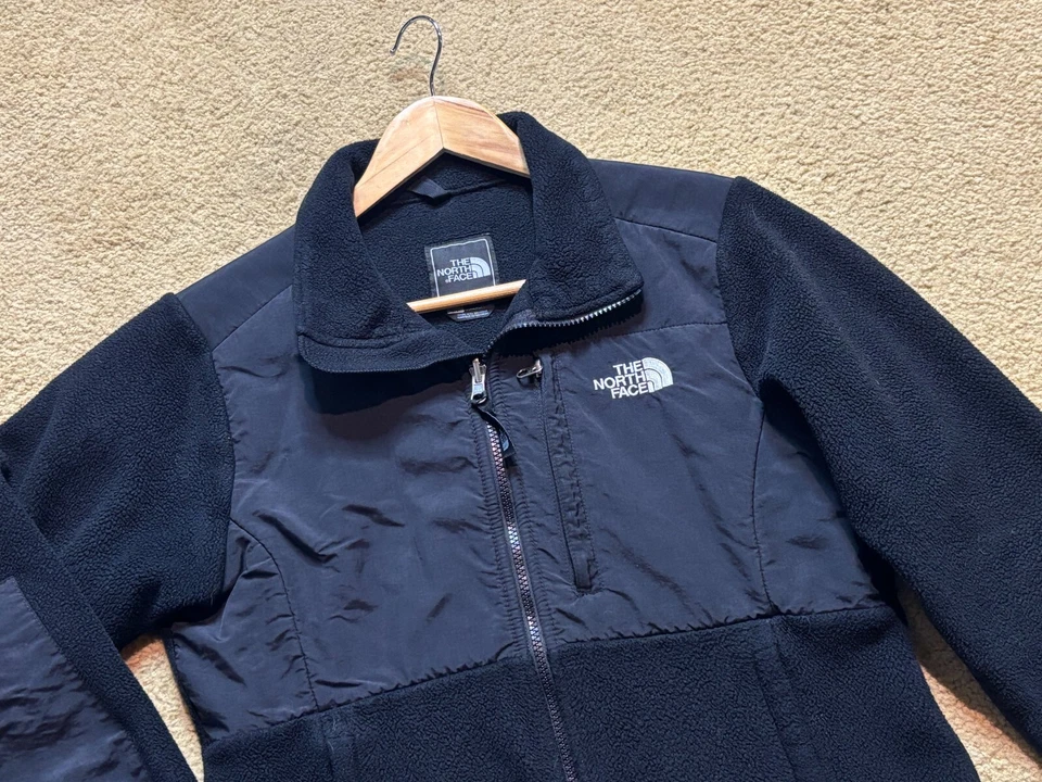 Chaqueta De Colección Y2K The North Face Denali Cremallera Completa Polartec Para Mujer Negra S Foto 4 de 4