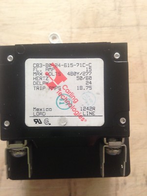 BRAND NEW...Carling Technologies CB3-B0-24-615-71C-C circuit breaker