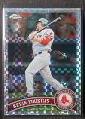 KEVIN YOUKILIS 2011 Topps Chrome X-Fractor #90