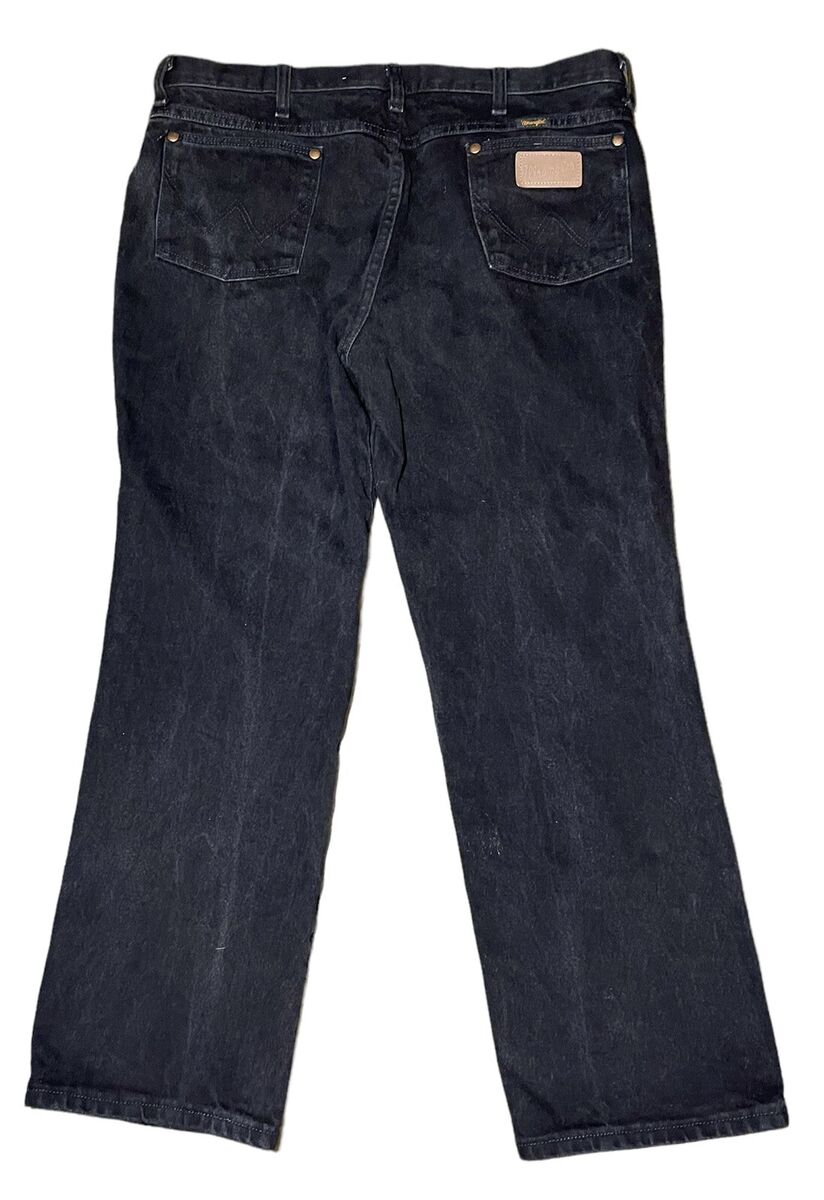 Vintage Wrangler 13MWZWK Black Denim Jeans Mens 36 X 30 Made Vintage Wrangler 13MWZWK Black Denim Jeans Mens 36 X 30 Made