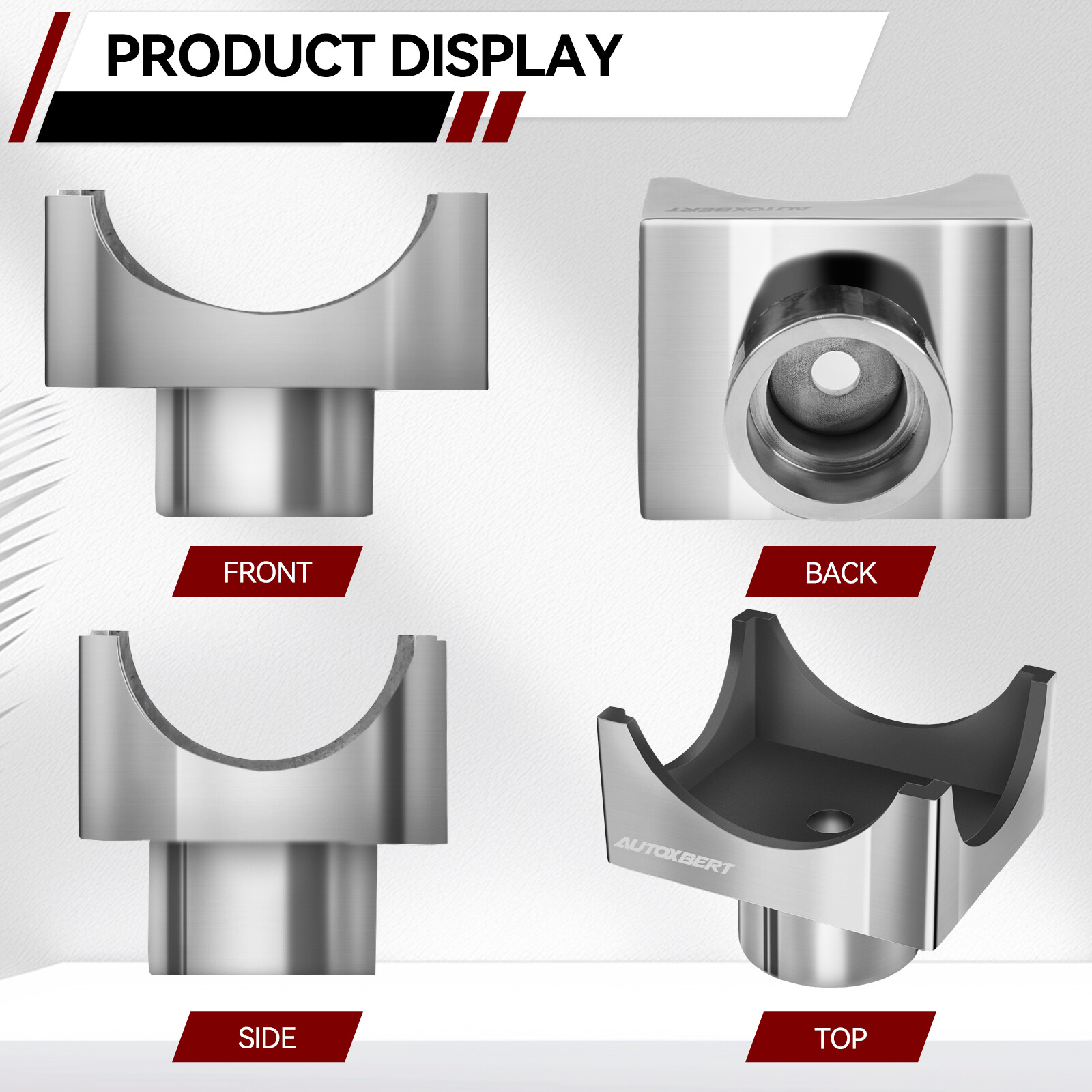 Bottle Jack Axle Adapter 3-20 Ton Lift Cradle 4inch 3inch Axle Steel Floor Base