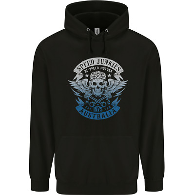 Australia Speed Junkies Biker Motorrad Kinder Kids Hoodie