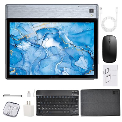 11 in 4G Tablet Android 11, 8GB RAM 256GB ROM 1920x1200 IPS Bundle Keyboard Case