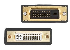 Adapter DVI 24 5 Female / DVI 24 1 Male - NEW