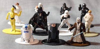 STAR WARS DARTH VADER LUKE etc. Jada NANO METALFIGS Druckguss Metallfiguren 2026