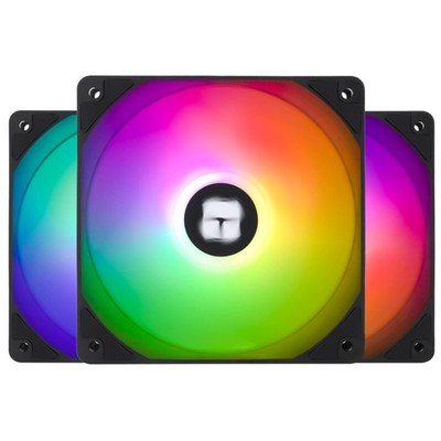 RGB Lüfter für PC TL-C12C-S, 120mm, 4pin PWM, 66,17 CFM Luftstrom, 3er Set
