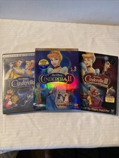 Disney's Cinderella 1, 2 3 Trilogy Movie Collection DVD New Sealed