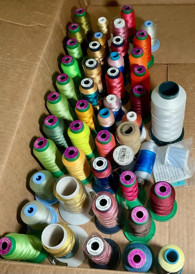 Isacord Embroidery Thread 100% Polyester 1000m Made in Germany Mixed Lot of 45 - Image 2 of 4
