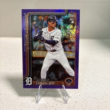 2025 Topps Chrome Dillon Dingler #126 Purple Sand Glitter Foil Refractor /250 