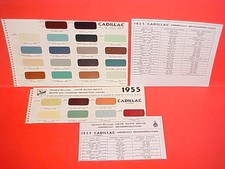 1955 Cadillac Eldorado Biarritz Seville Deville 62 Convertible Paint Chips Sw