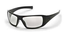 Pyramex Safety-SB5610D Goliath Safety One Size, Black Frame/Clear Lens