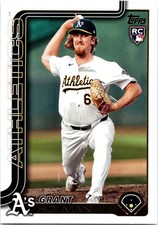 Grant Holman 2025 Topps #634 Rookie Athletics