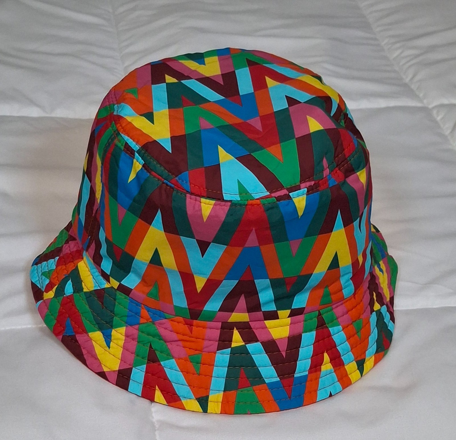 Authentic Valentino Bucket Hat Reversible Multico… - image 1