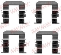 ZubehöRsatz Scheibenbremsbelag Quick Brake 109-1704 FüR Chevrolet L07 Captiva Hp