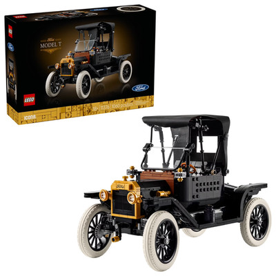 LEGO Icons Ford Model T Building Set for Adults - Collectible Kit with Detailed