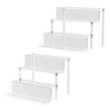 12 Inch Display Stand, 4 Tier Perfume Organizer Stand,Clear Cupcake Stand Hol...