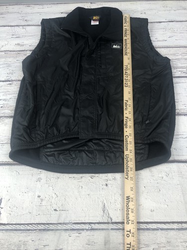 REI Vest Mens SMALL Vest Mens Black Lightweight Hiking Outdoors Made In USA VTG - Picture 5 of 10
