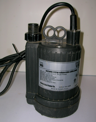 #ad #ad Portable Submersible Utility Pump 1 6 HP Water Tight Thermally Protected TESTED $34.95