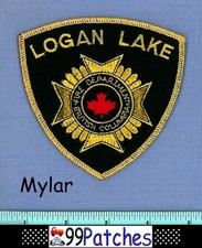 LOGAN LAKE QUEBEC CANADA Fire Rescue Shoulder...