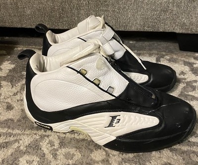 Reebok Answer IV 4 OG Allen Iverson White Black Men's Sz 11 151569