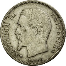 [#70586] Coin, France, Napoleon III, Napoléon III, 50 Centimes, 1859, Strasbourg