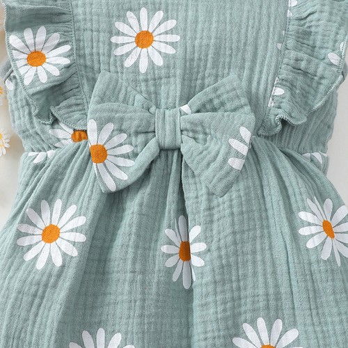 Newborn Baby Girls Floral Romper Jumpsuit Playsuit Headband Outfit Clothes Set - Picture 16 of 21